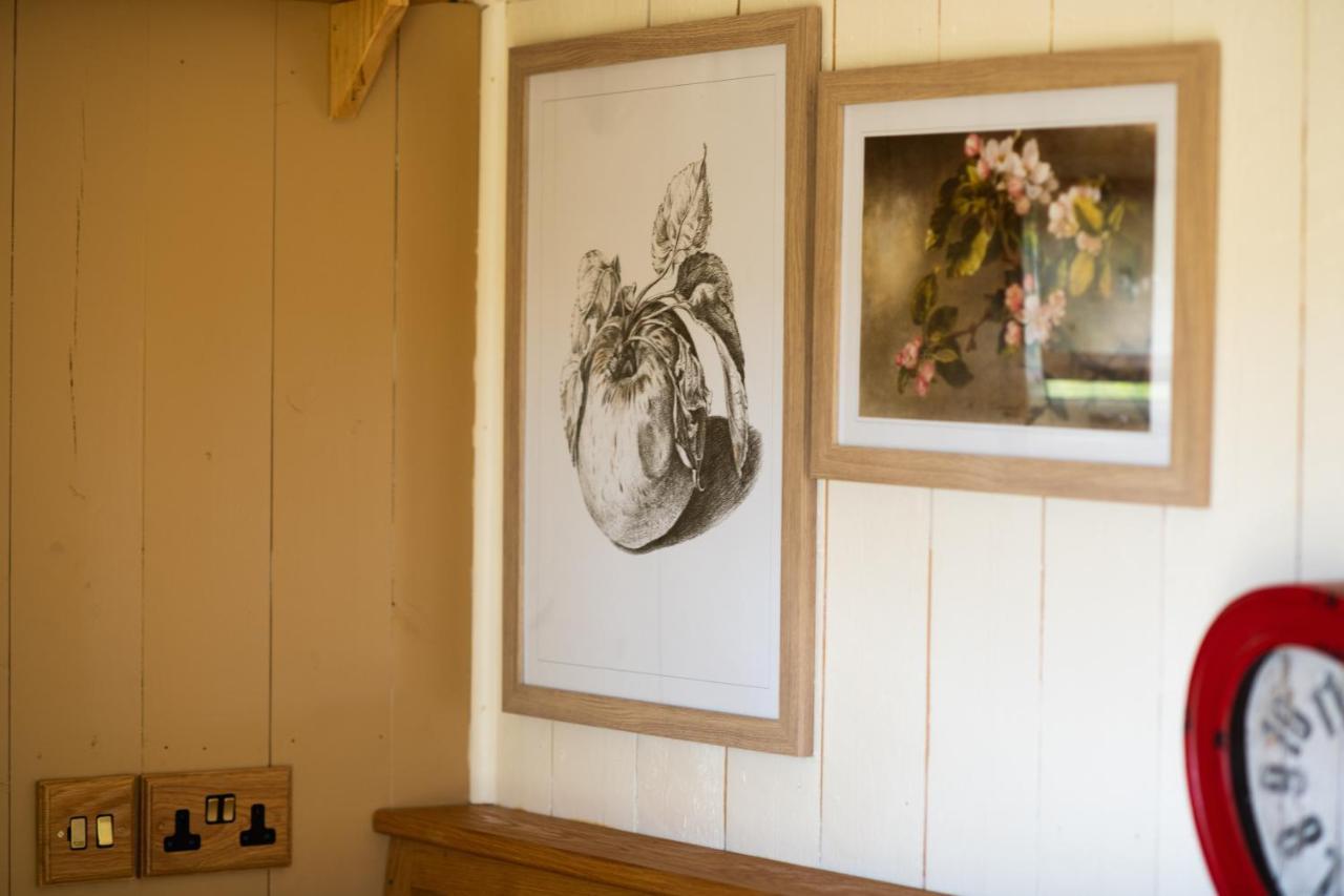 Harrys Hideout - Shepherd'S Huts At Harrys Cottages Pen-y-Clawdd Exteriér fotografie